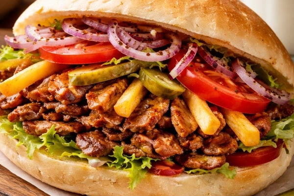 Döner kebab sandwich