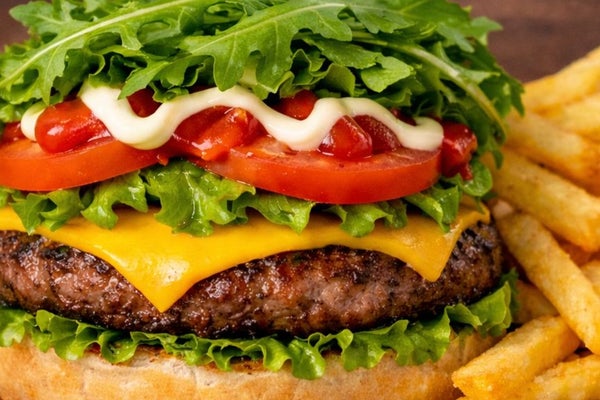 Burger plate